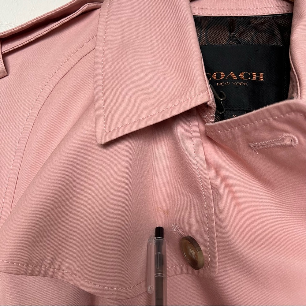Coach Trench Coat-With Stain* Medium - Picture 11 of 11
